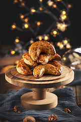 Image showing Bratislava rolls crescent shaped dessert