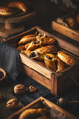 Image showing Bratislava rolls, traditional sweet short pastry