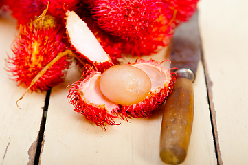 Image showing fresh rambutan fruits