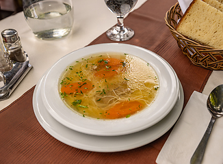 Image showing Chicken noodle soup