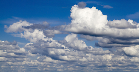 Image showing blue sky with clouds