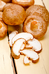 Image showing shiitake mushrooms