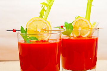 Image showing fresh tomato juice