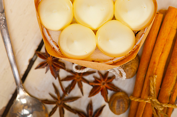 Image showing vanilla and spice cream cake dessert