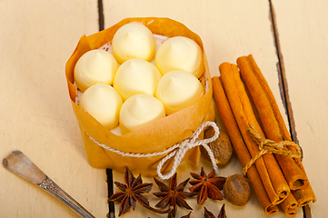 Image showing vanilla and spice cream cake dessert