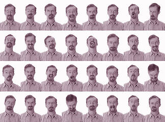 Image showing facial expressions 
