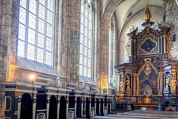 Image showing Cathedral interior Kutna Hora. Czech Republic