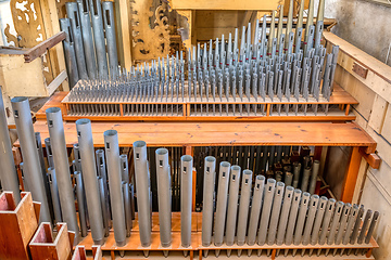 Image showing church organ in Cathedral Kutna Hora. Czech Republic