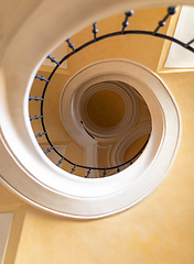 Image showing Spiral stairs like snail, Kutna Hora, Czech Republic