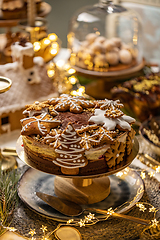 Image showing Sweet Gingerbread cake