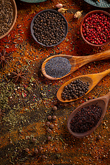 Image showing Spices and condiments