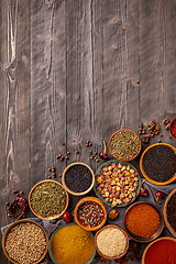 Image showing Composition of spices and seasonings
