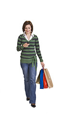 Image showing Woman shopping