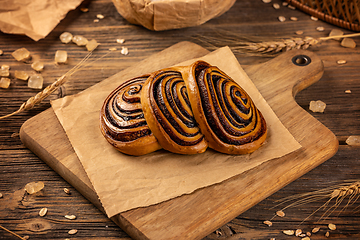 Image showing Triple chocolatey cocoa swirls