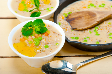 Image showing Hearty Middle Eastern Chickpea and Barley Soup