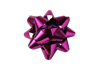 Image showing Purple Bow