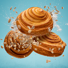 Image showing Cinnamon rolls buns