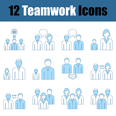 Image showing Teamwork Icon Set
