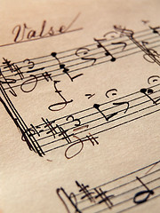 Image showing Music Sheet