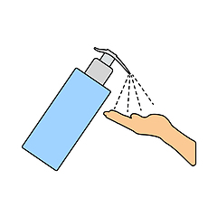 Image showing Dispenser Of Liquid Soap Icon