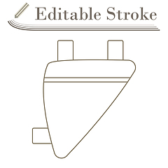 Image showing Bike Saddle Bag Icon