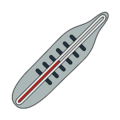 Image showing Medical Thermometer Icon