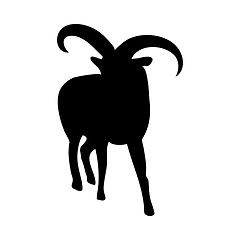 Image showing Dagestan Goat Silhouette