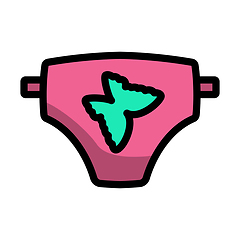 Image showing Diaper Icon