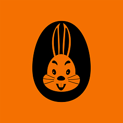 Image showing Easter Egg With Rabbit Icon