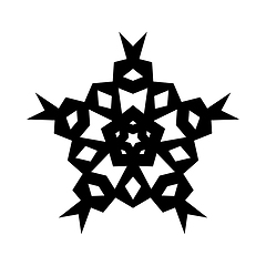 Image showing Snowflake Icon