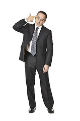 Image showing Businessman on white background