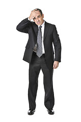 Image showing Businessman on white background