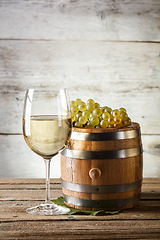 Image showing Still life with wine