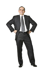 Image showing Businessman on white background