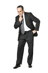 Image showing Businessman on white background