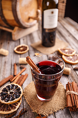 Image showing Hot mulled wine