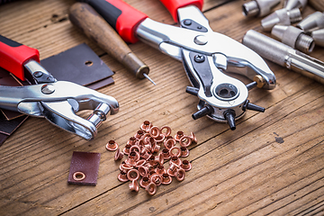 Image showing Leather hole punch