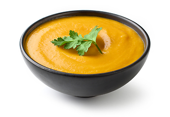 Image showing bowl of vegetable cream soup