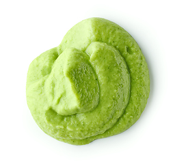 Image showing green vegetable puree