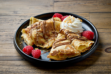 Image showing freshly baked crepes