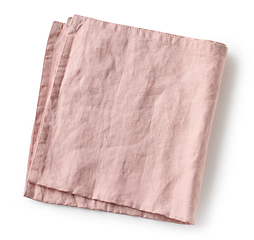 Image showing folded cotton napkin