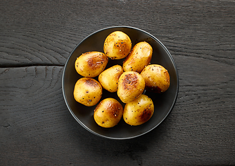 Image showing boiled baked potatoes