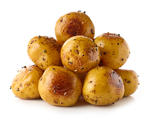 Image showing boiled and roasted potatoes