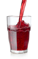 Image showing red grape juice