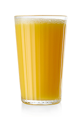 Image showing glass of fresh orange juice