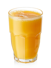 Image showing glass of fresh orange juice