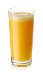 Image showing glass of fresh orange juice