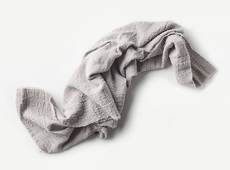 Image showing crumpled cotton napkin