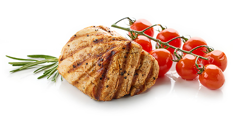 Image showing freshly grilled pork fillet steak 