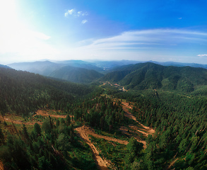 Image showing Beauty day in the mountains